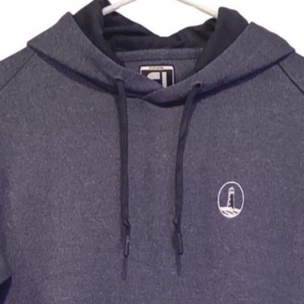 FootJoy Hoodie Heather Gray Performance‎ Lighthouse Pocket NWOT  - Youth Medium